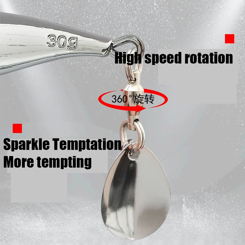 Señuelo de pesca de Metal plateado, 4 Uds., 5g-30g, señuelo de Jigging de Metal, lubina, caballa, pargo, cebo de pesca fundido, aparejos de pesca de mar - imagen 5