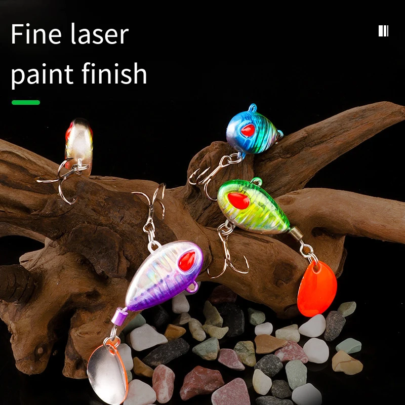 Cuchara Spinner, cebo que se hunde, cebos Wobblers, plantilla de Metal, señuelo VIB, señuelos de cola de lentejuelas giratorios, cebos de pesca de fundición lejana para lubina - imagen 4