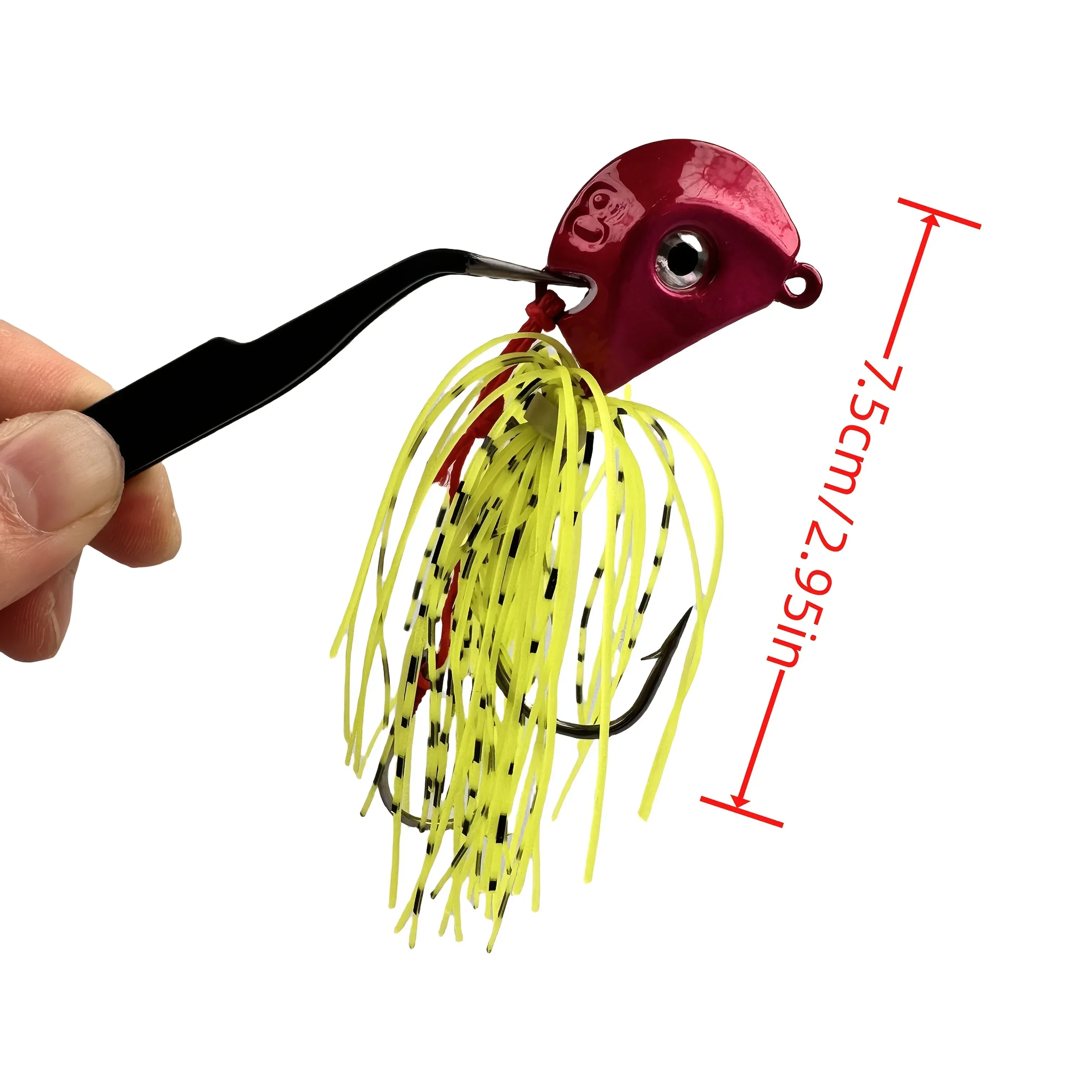 1 pieza de cebo giratorio sin malezas, señuelo versátil de acero al carbono, atrae lubina, Lucio, Walleye, salmón - imagen 4