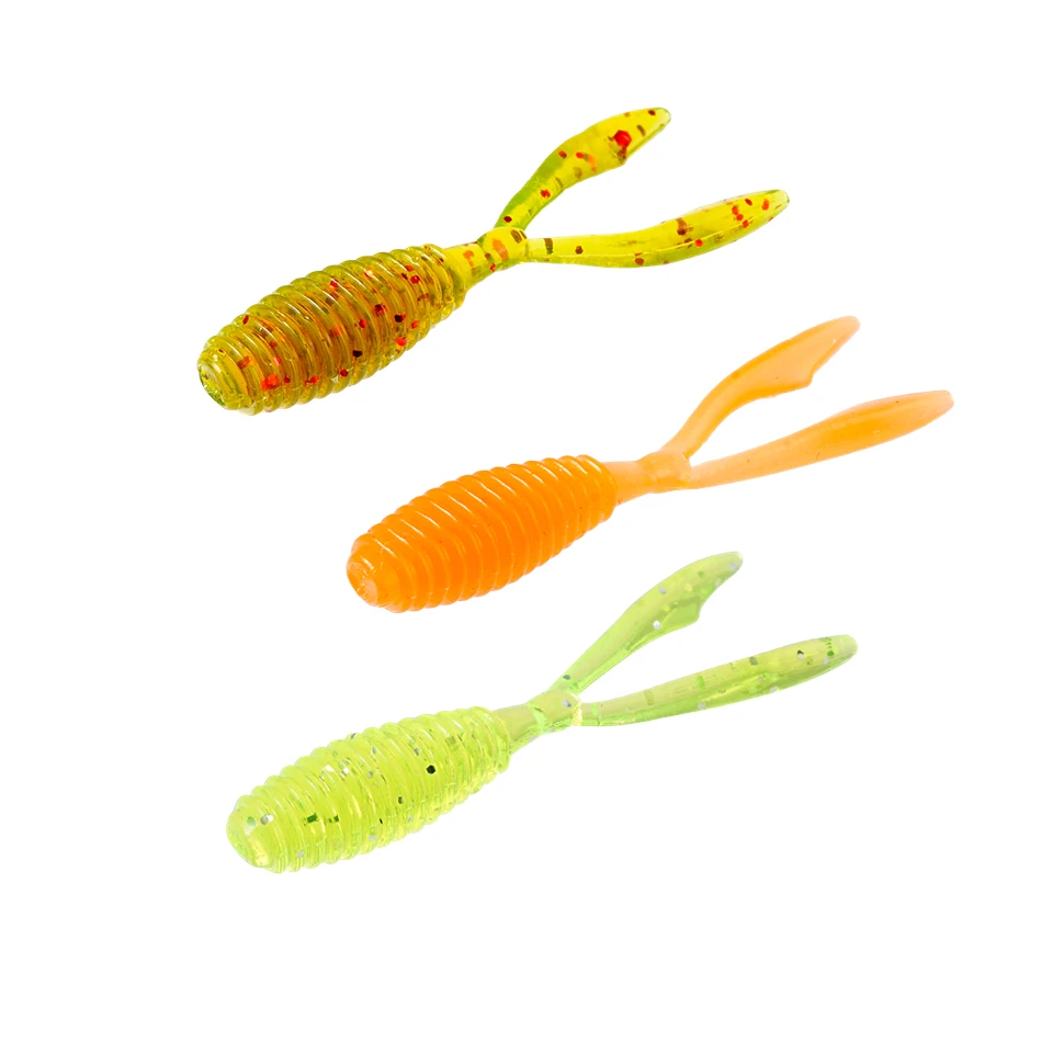 Swolfy-cebos artificiales de gusano suave para pesca en roca, Wobblers Leurre Souple, perca, trucha, 36mm/0,4g, 30 unidades por lote - imagen 4