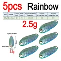2.5g 5pcs Rainbow