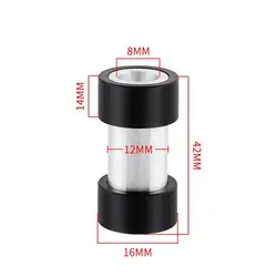Buje de Eje de Amortiguador Trasero para Bicicleta, Negro, 22/24/26/32/42/44/50/54/56 mm, Repuesto de Amortiguador para Bicicleta, Accesorios de Ciclismo