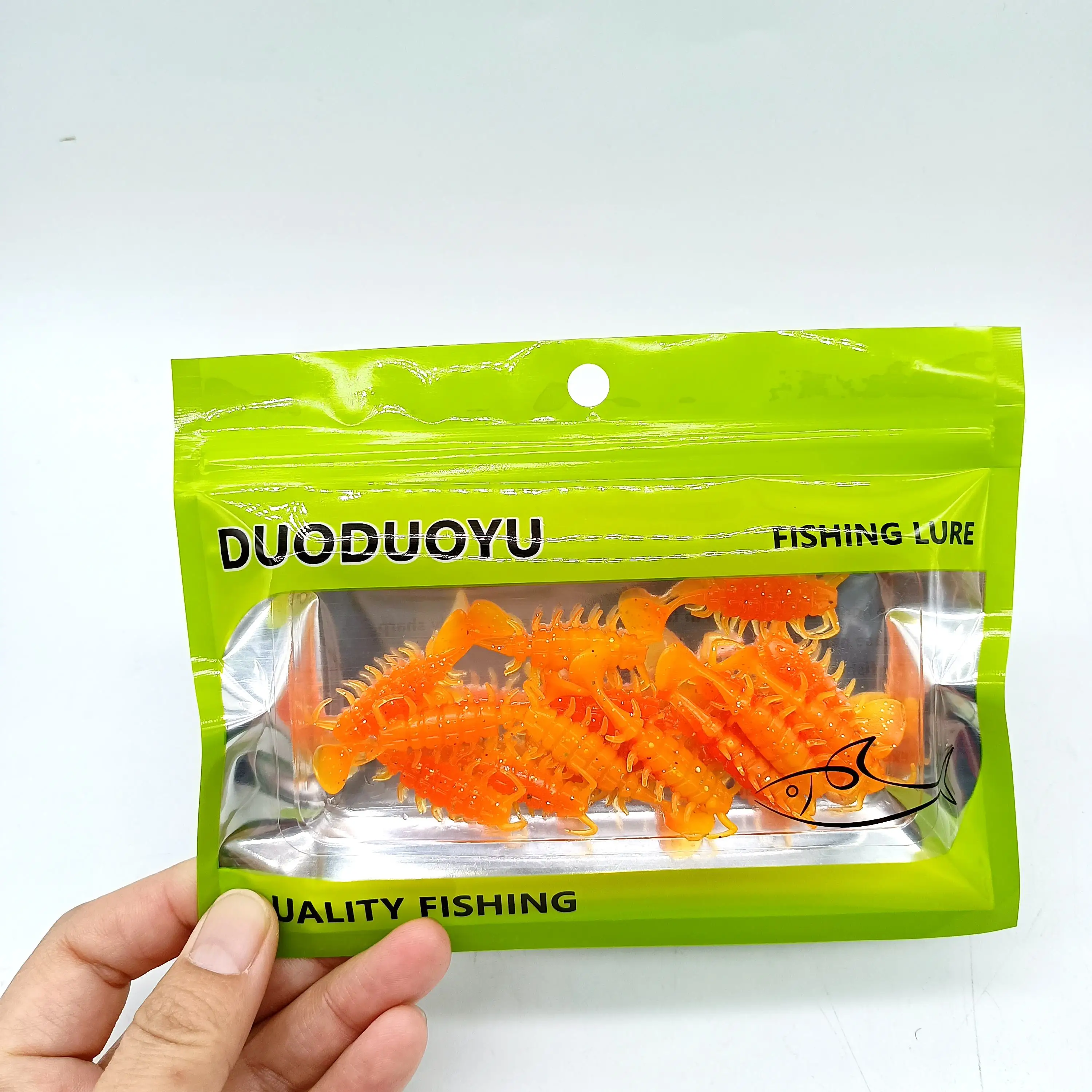 DUODUOYU 15 Uds Mini escarabajo Señuelos de Pesca blandos 1g/35mm hundimiento lento cola en T cebo suave lubina Artificial aparejos de pesca de pez de silicona - imagen 4