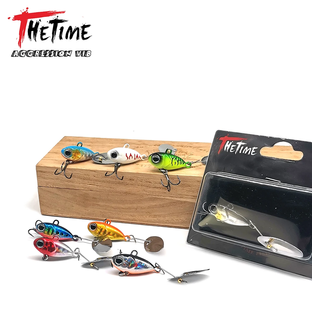 Señuelos DouDou Metal VIB 7/12,5/16,5g cuchara giratoria cigarra vibración plantilla Artificial cebo para lubina pesca Wobblers - imagen 5