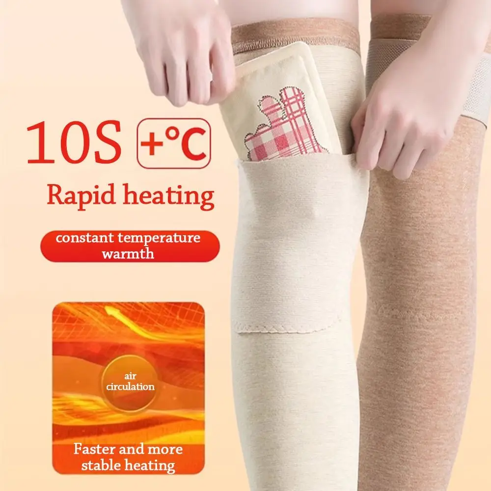Rodilleras de terciopelo duraderas de invierno con bolsillo unisex - imagen 5
