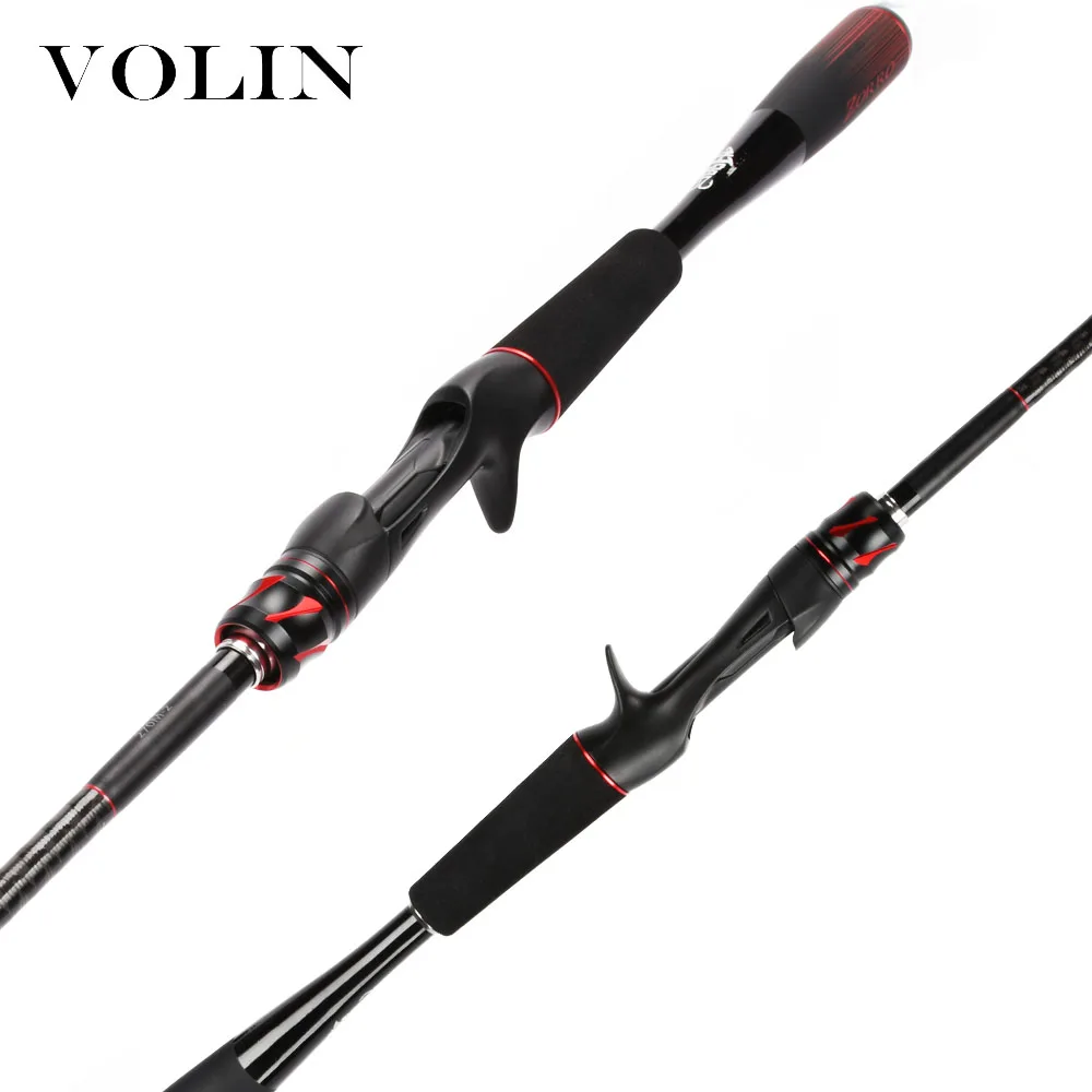 VOLIN-caña de pescar giratoria Fuji, 1.98m2.03m2.08m2.13m, 2 secciones M ML, anillo guía Fuji, poste de fundición, soporte de luz Fuji K - imagen 3