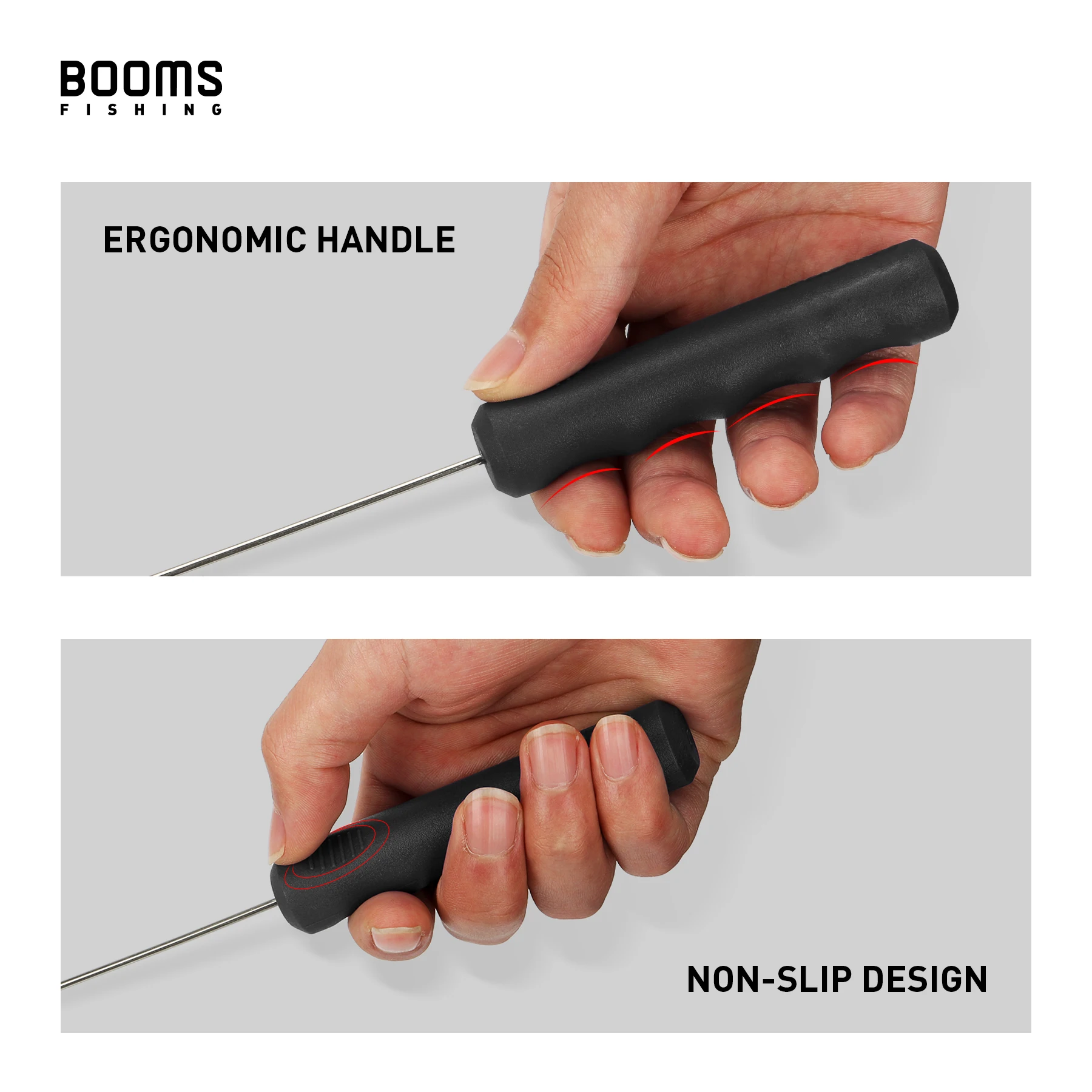 un mango ergonómico negro