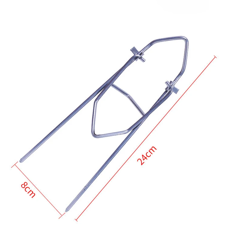 Soporte de caña de pescar simple Soporte de metal universal - imagen 3