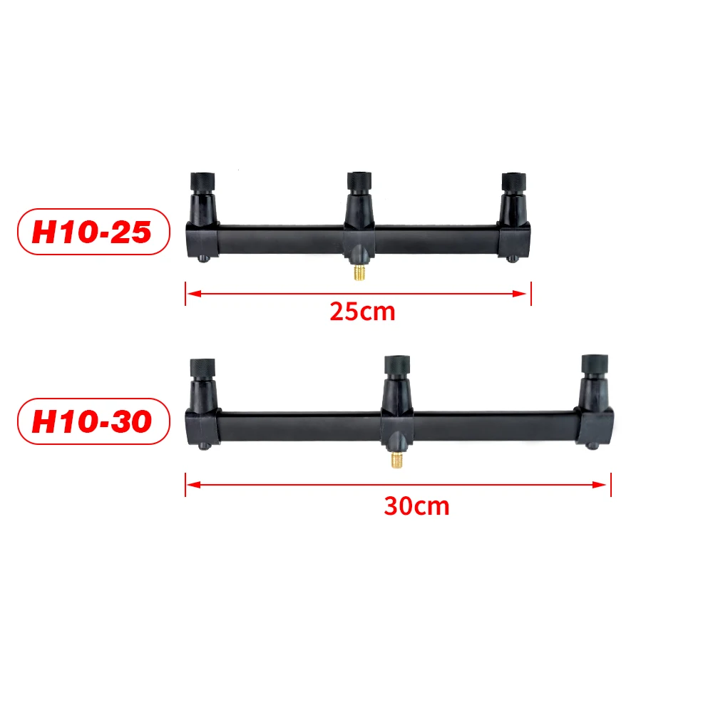 Zumbador de pesca de carpa, barra de aluminio para 3 cañas de pescar, soporte para Banksticks, Buzz Bar - imagen 3