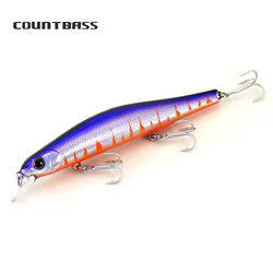 Countbass Peso magnético de pececillo de hundimiento lento, cebos Jerk Wobbler Señuelos de pesca Buceo 0,8-1,2 m, tamaño 110 mm 17,6