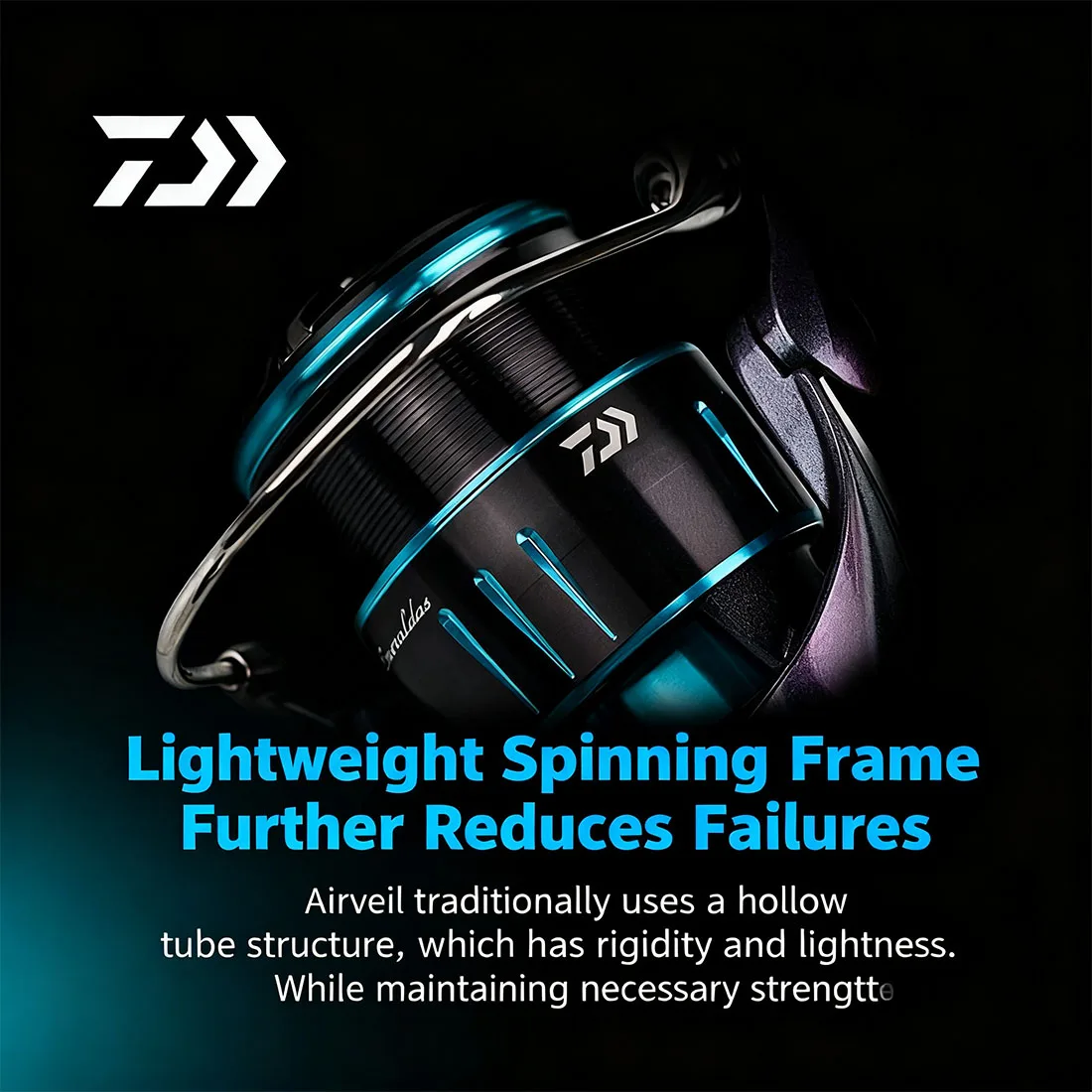 2025 Original DAIWA EMERALDAS carrete de aire rueda giratoria LT2500S PC LT2500-DH engranaje doble brazo oscilante AIR rueda de pesca de agua de mar - imagen 3