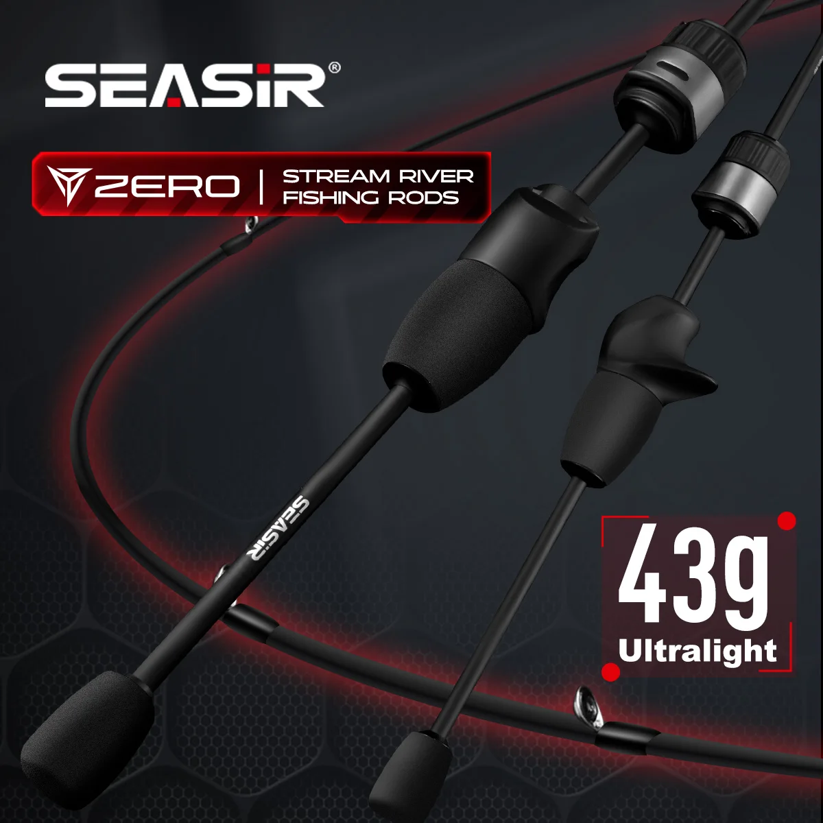 Caña BFS Seasir Zero – Ultraligera fibra de carbono para río