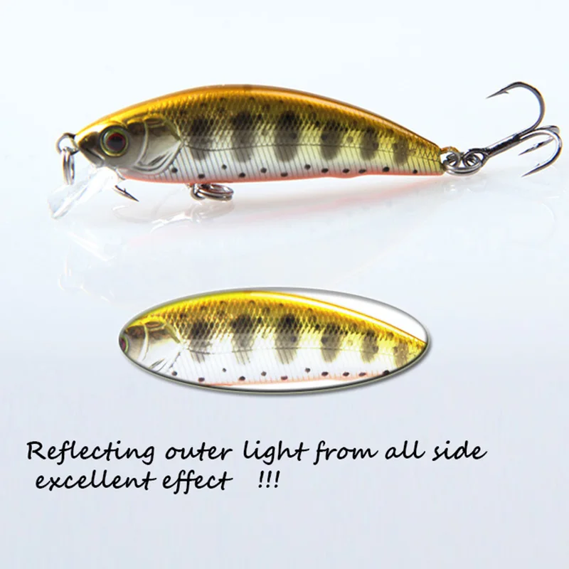 LUTAC Minnow Señuelos de Pesca, accesorios de Pesca que se hunden, Jerkbait Isca 50mm 5g, Tsurinoya - imagen 5