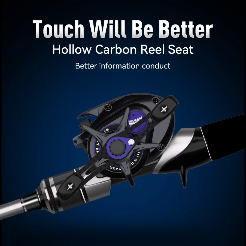 Kingdom-cañas de pescar giratorias con aguja dorada y plateada, caña de pescar ultraligera L ML M MH, caña de pescar de fundición eléctrica para pesca de trucha - imagen 5