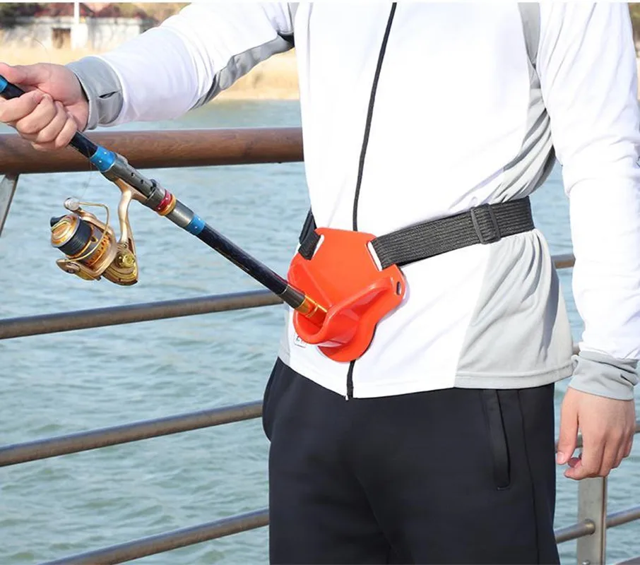 Protección de cintura superior para pesca en el mar, cinturón para caña de pescar, parte superior del vientre, soporte para poste de pescado, aparejos de pesca - imagen 3