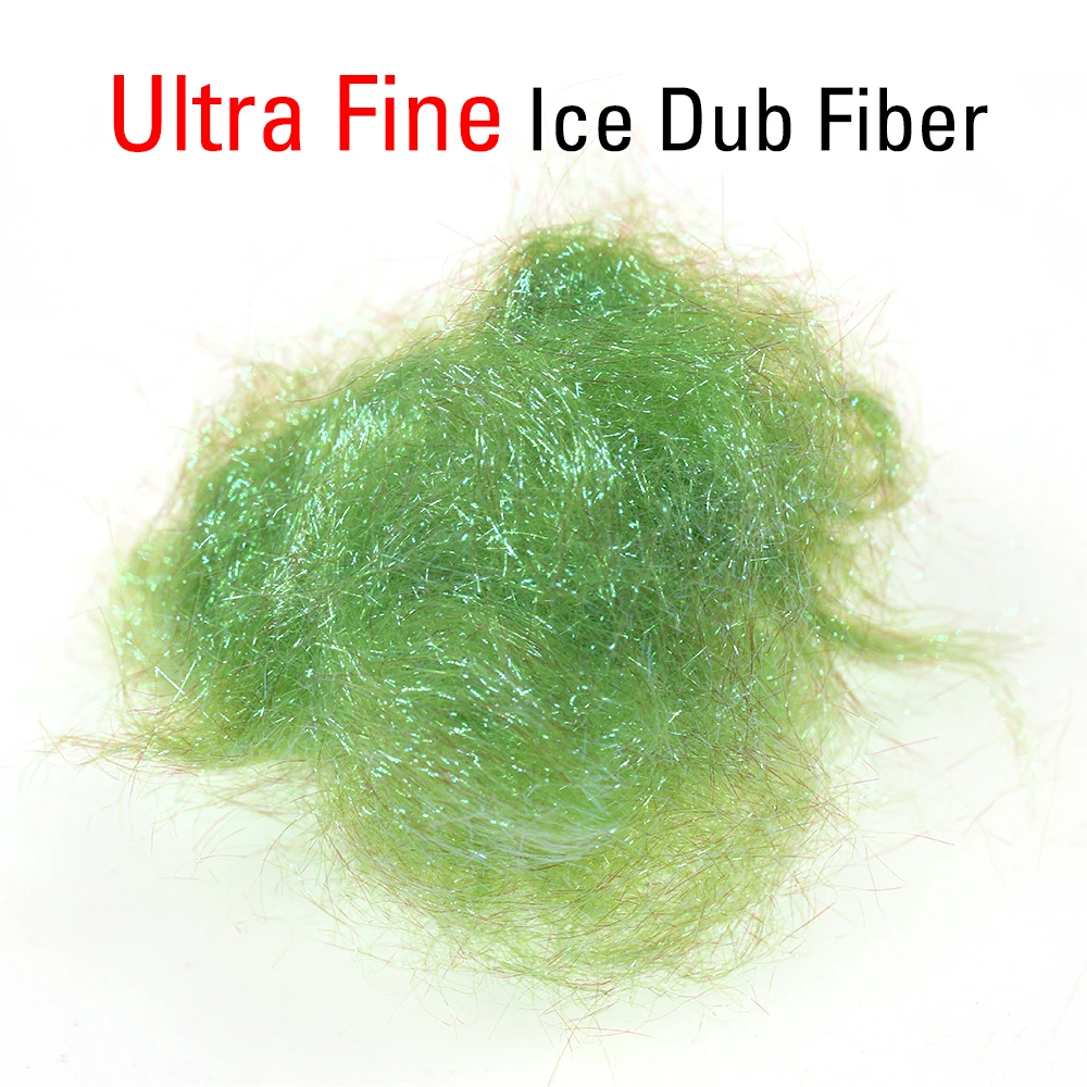 ICERIO, varios colores, atado de moscas, fibra Dub de hielo ultrafina para serpentinas Ninfa Scud, Material de atado de pesca con mosca - imagen 2