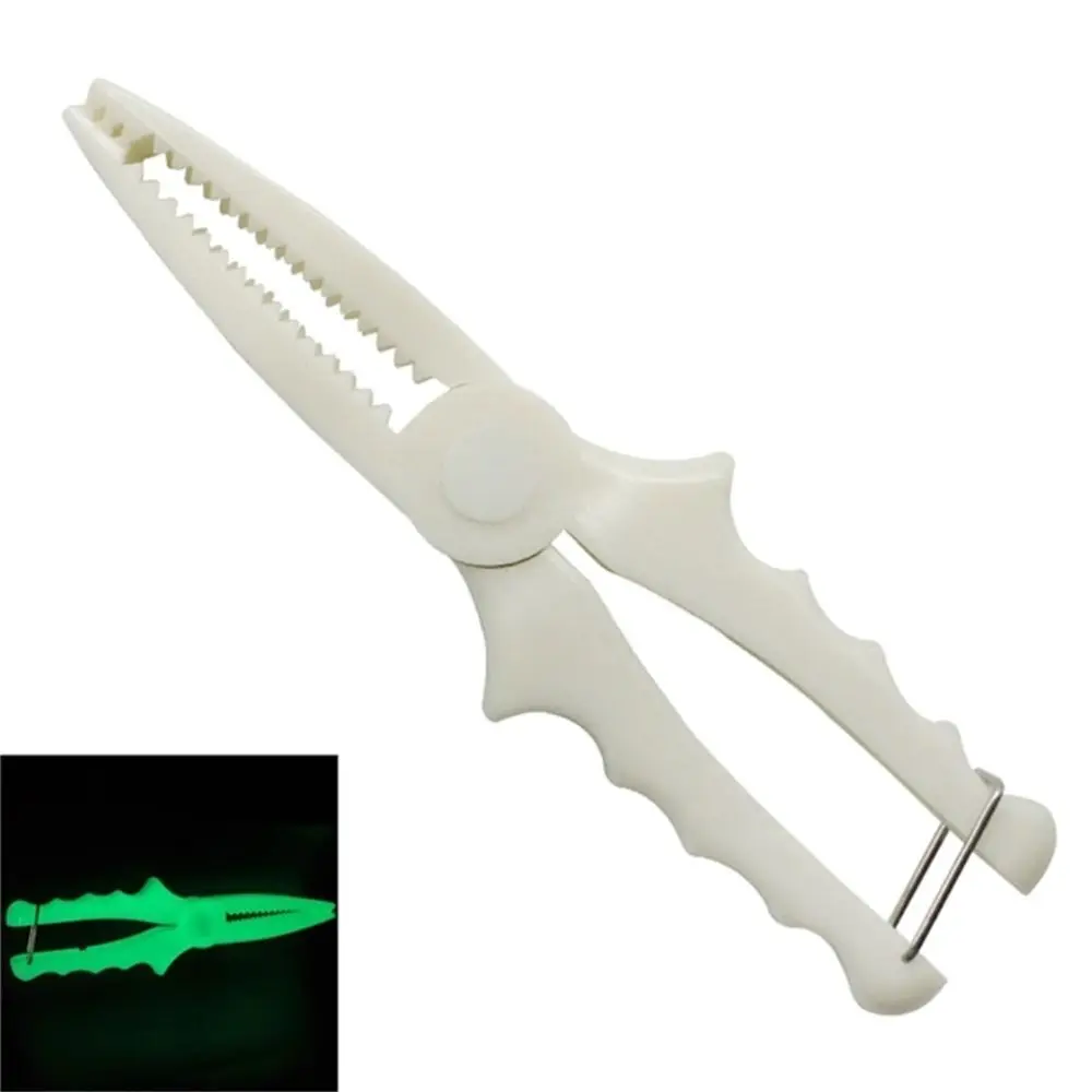 Alicates de pesca que brilla en la oscuridad para uso nocturno