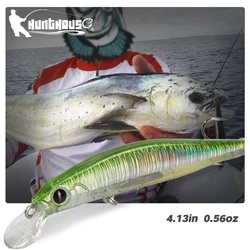 Hunthouse Artister Minnow Jerkbait 105mm 16g – Wobbler hundido para lucio