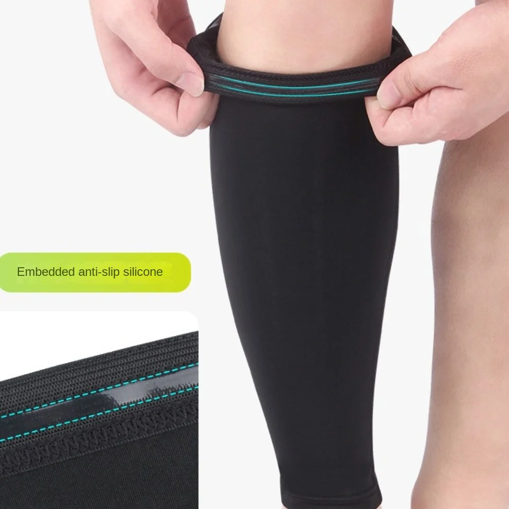 1 Uds protección de pantorrilla compresión pantorrilla manga ciclismo proteger cubierta pierna calcetines baloncesto fútbol medias de compresión Unisex - imagen 5