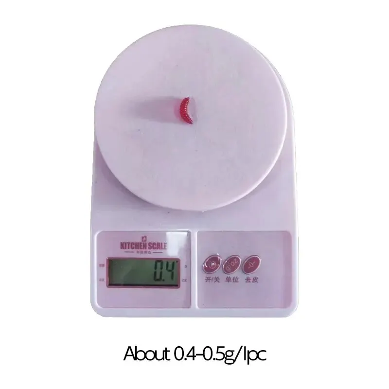 Cebo suave de gusano de pan, 50 Uds., señuelo de gusano suave biónico colorido, cebo suave, gusano de gusano falso luminoso con olor a pescado y olor almizcle - imagen 2