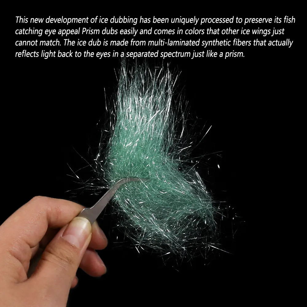 Bimoo-Lote de 10 unidades de fibras sintéticas de 6,5 cm/2,56 pulgadas de largo, cebo de ala fina, Streamer, Minnow, Material para atar moscas - imagen 5