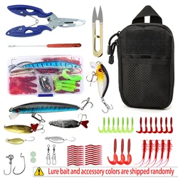 Bolsa de almacenamiento de equipo de pesca al aire libre, cebo duro, Kit de herramientas de pesca portátil, nuevo modelo, juego combinado de Luoda de China continental