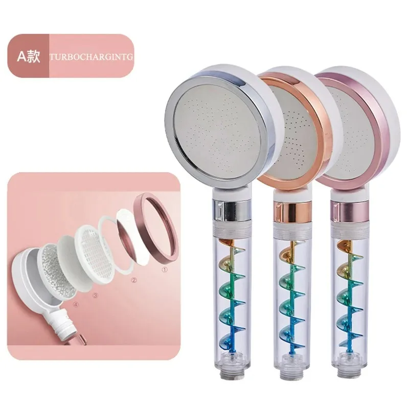 Boquilla de eliminación de cloro con doble filtro, ducha de baño para el hogar, ducha presurizada de mano y cabezal de ducha de belleza para la piel - imagen 2