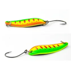 2개입 5g 4cm 낚시 스푼 루어 미끼 금속 지그 리치 스케일 파일렛 메탈 스푼 인조 낚시 루어 미끼 물고기