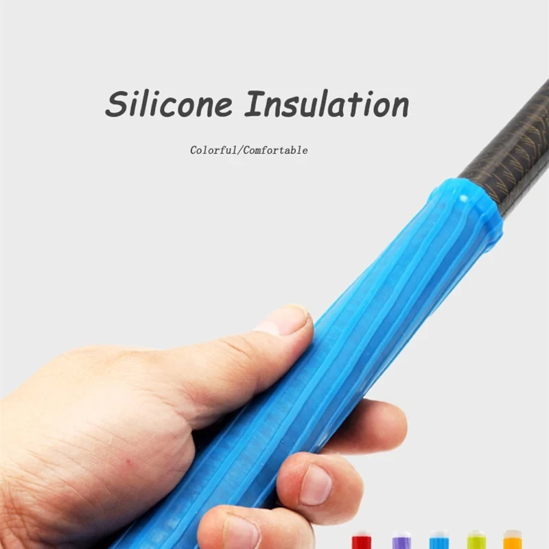 Caña de pescar para bádminton, cinta antideslizante impermeable para enrollar caña de pescar, cinturón absorbente para el sudor, agarre deportivo para bádminton, 2 uds. - imagen 5