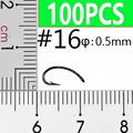 100 piezas tamaño 16
