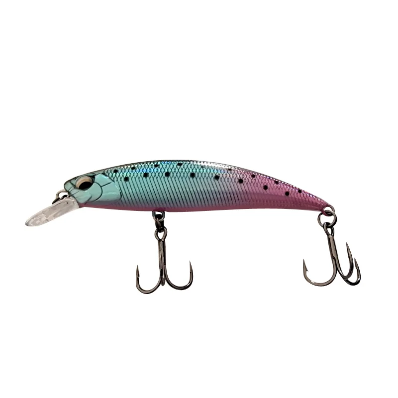 Lutac-Cebo Artificial LM70S para agua salada, cebo duro de hundimiento de trucha de agua dulce, 70MM, 8,9G, Minnow negro Isca - imagen 3