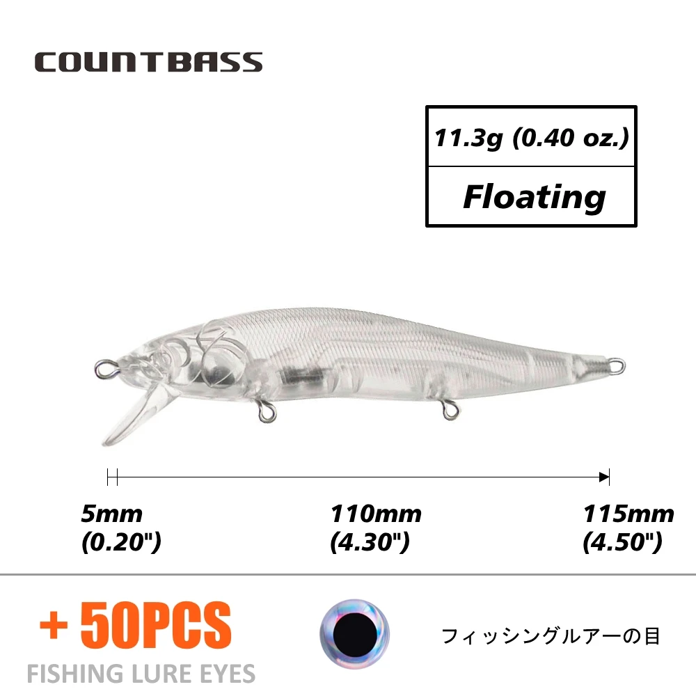 Blank Lure With Eyes