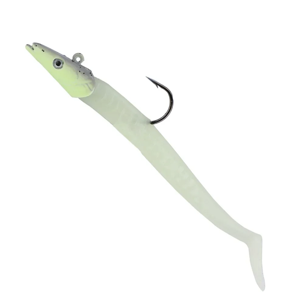 Señuelo luminoso con cabeza de plomo Goture – Vinilo para lubina