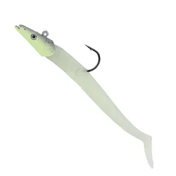 Señuelo luminoso con cabeza de plomo Goture – Vinilo para lubina
