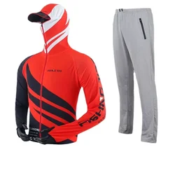 Traje de pesca Ice Silk anti-UV secado rápido transpirable hombre