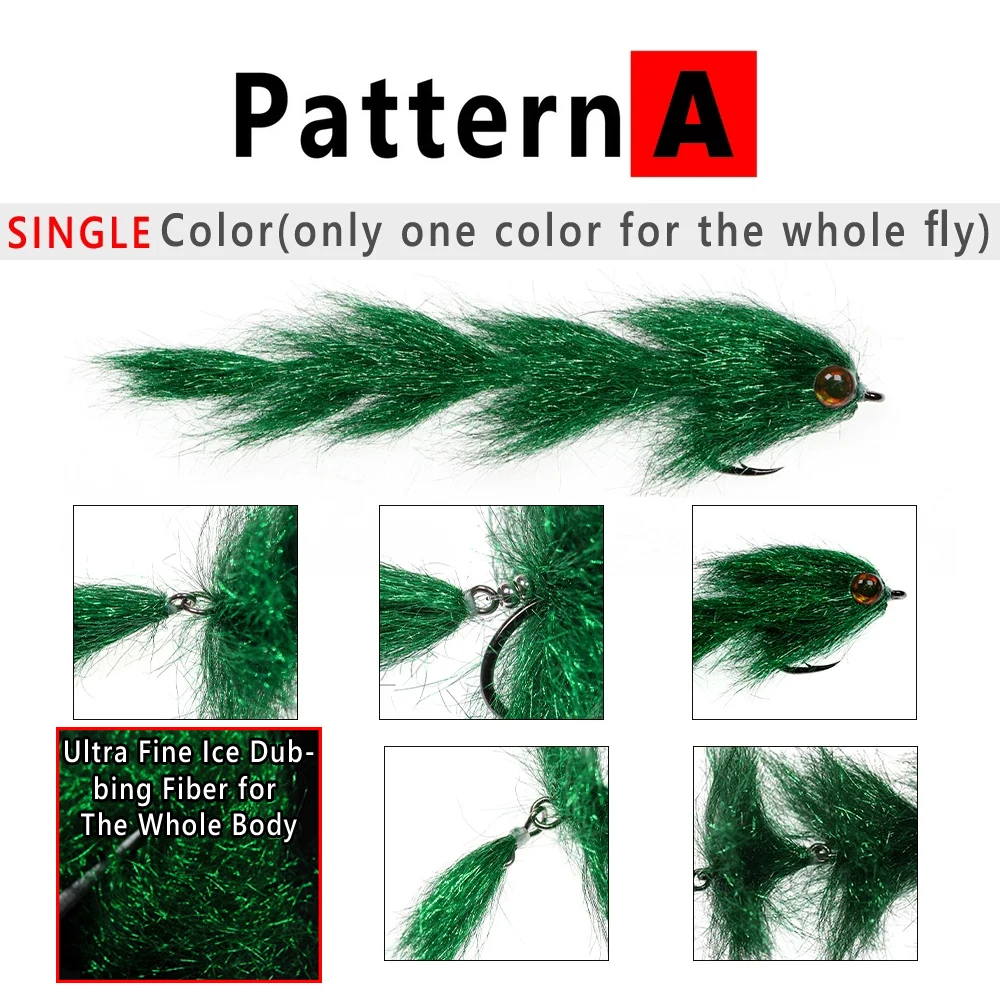 Wifreo 4,13 "cambiador Finesse pez articulado columna Streamer mosca gran juego Baitfish trucha lubina Lucio Tarpon señuelo de pesca de agua salada - imagen 4