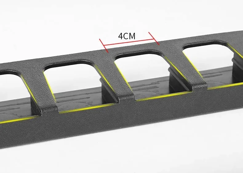 2 unids/lote soporte para caña de pescar 34cm 6 agujeros estante Vertical en pared señuelo caña de pescar soporte para caña telescópica mango red B523 - imagen 5