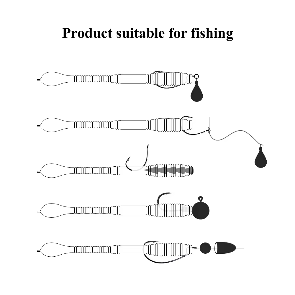 ILure señuelo blando 10,5 cm – Cebo artificial para lubina y sábalo - imagen 5