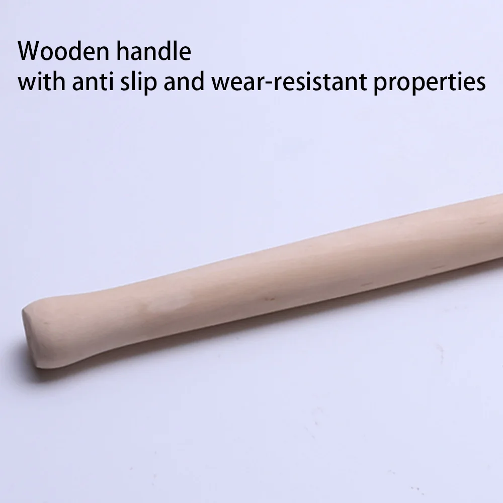 Herramientas de pesca en hielo para invierno, cuchara de hielo de acero inoxidable, colador de pesca en hielo resistente al frío, mango de madera/acero inoxidable, 1 Uds. - imagen 5