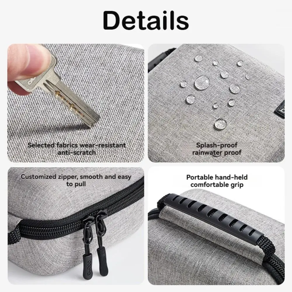 Bolsa de almacenamiento para Mac Mini M4/M4 Pro 2024, Estuche de transporte duro de EVA, cubierta protectora impermeable antiarañazos, caja de almacenamiento portátil - imagen 5