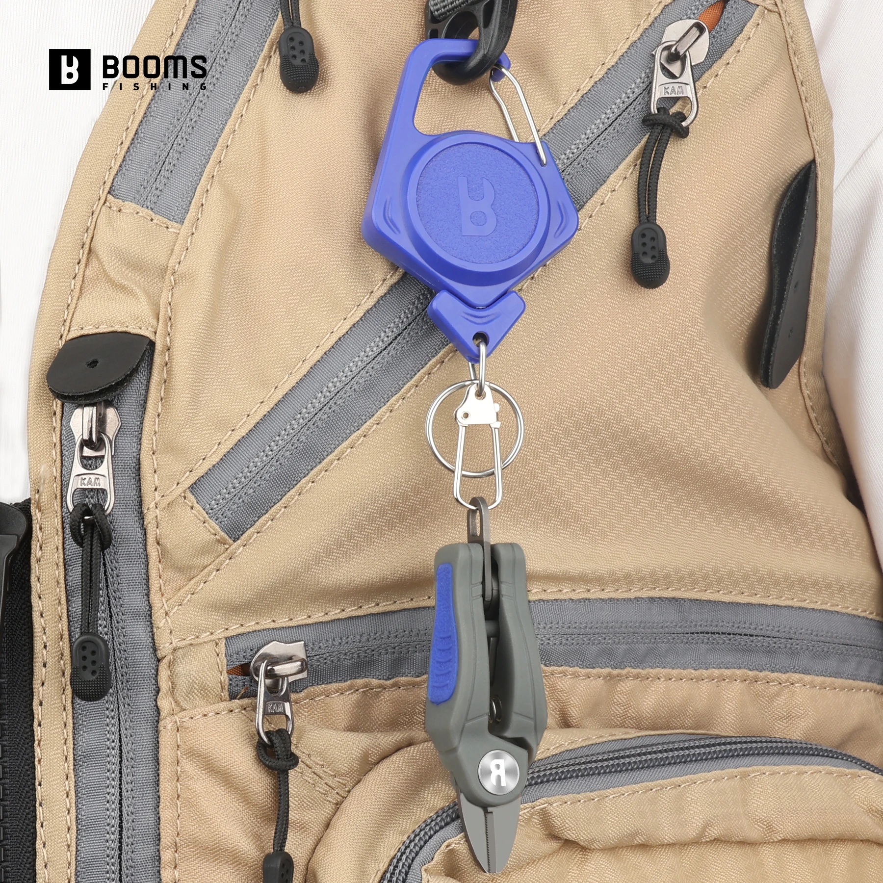 Cortador de sedal inoxidable Booms Fishing FR1 para trenzado y flúor - imagen 5