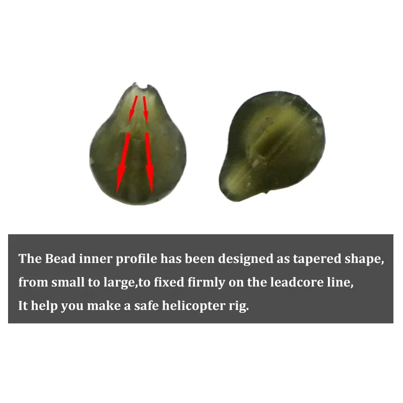 El perfil de cuentas cónicas garantiza un ajuste seguro para sus necesidades de aparejos de helicóptero