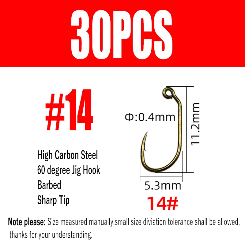 30PCS SIZE 14