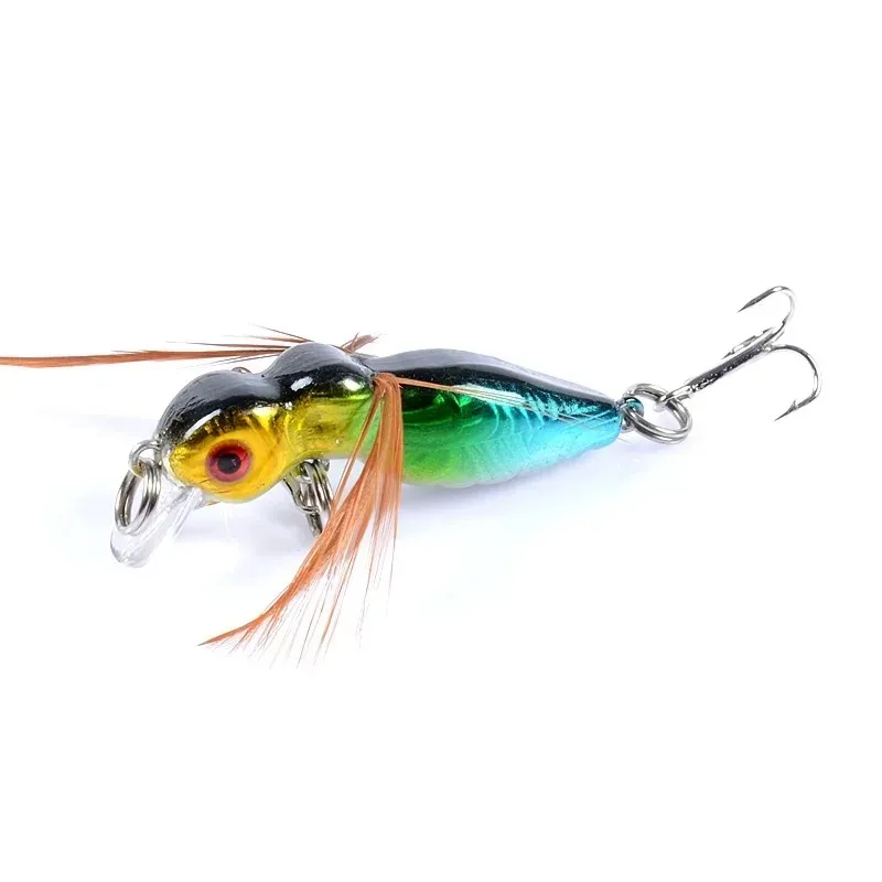 1/4PC hundimiento señuelo de plástico duro 4,5 cm 3,4g cebo de pesca duradero equipo de agua salada - imagen 4