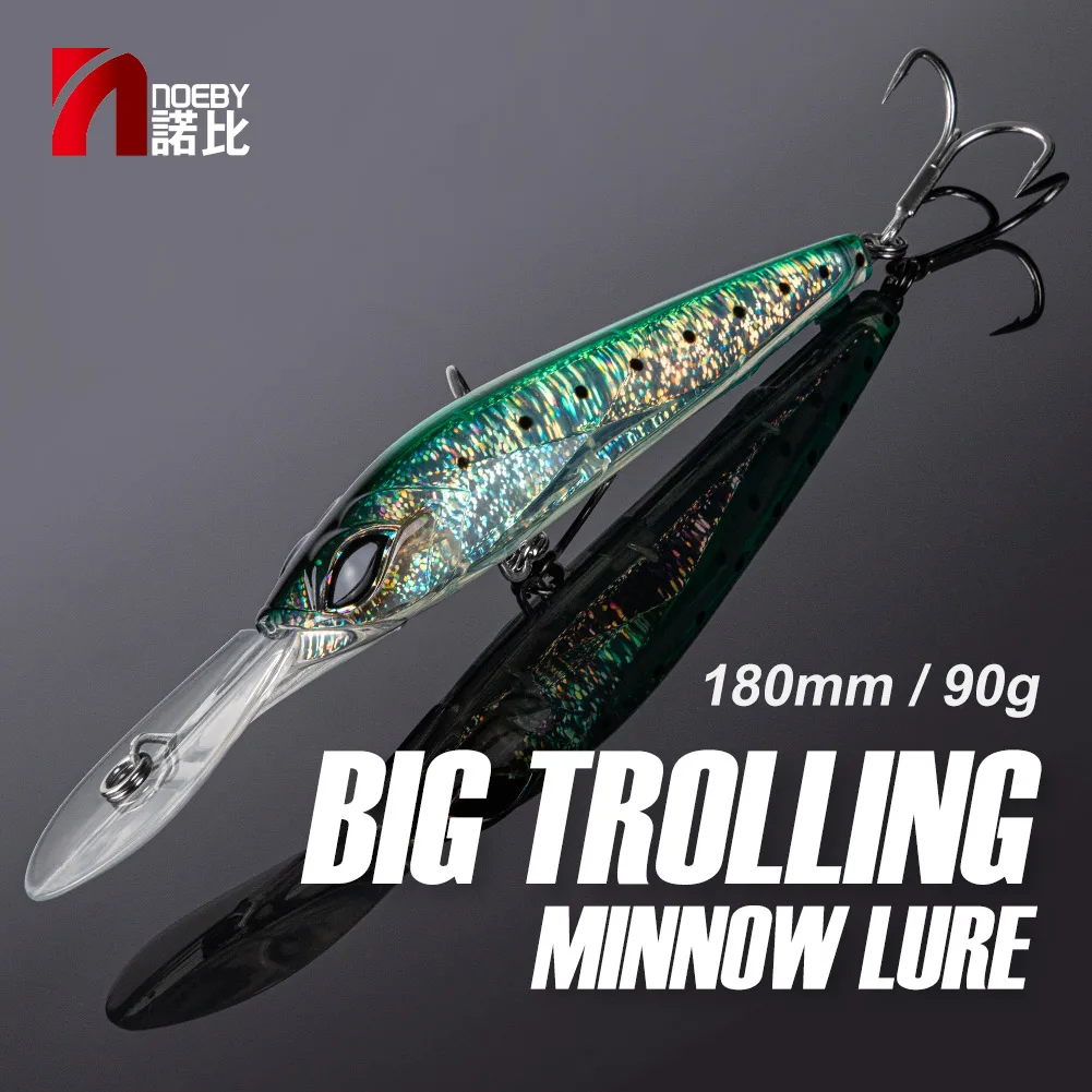Noeby Trolling Minnow – Señuelo duro para atún y GT en agua salada