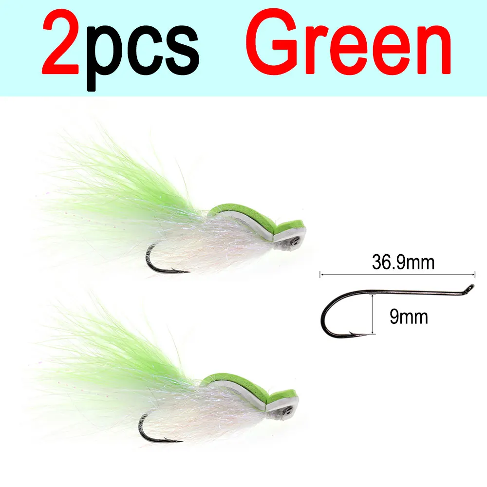 2pcs Green