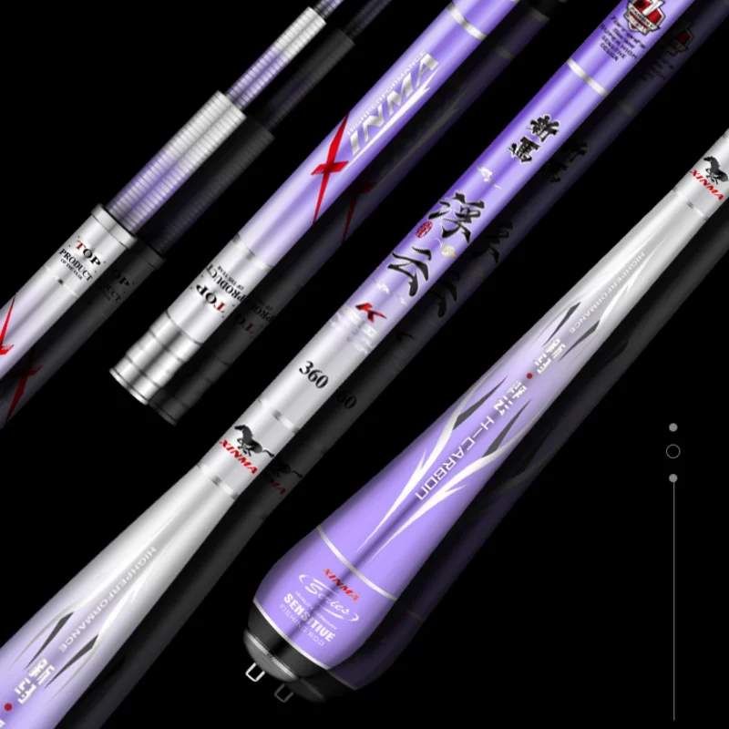 Caña de pescar superdura, vara de mano superligera de 2,7-7,2 m, 37 Tune 28 Tune 19 Tune Fish Canne, caña de pescar de carpa de alto carbono - imagen 3