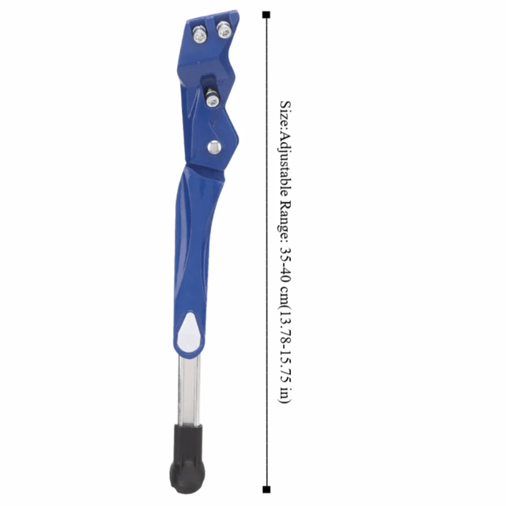 Soporte lateral para bicicleta resistente al agua, longitud ajustable de 35-40mm, soporte lateral para pie de bicicleta con almohadillas, soporte para pie de bicicleta de aleación de aluminio - imagen 5