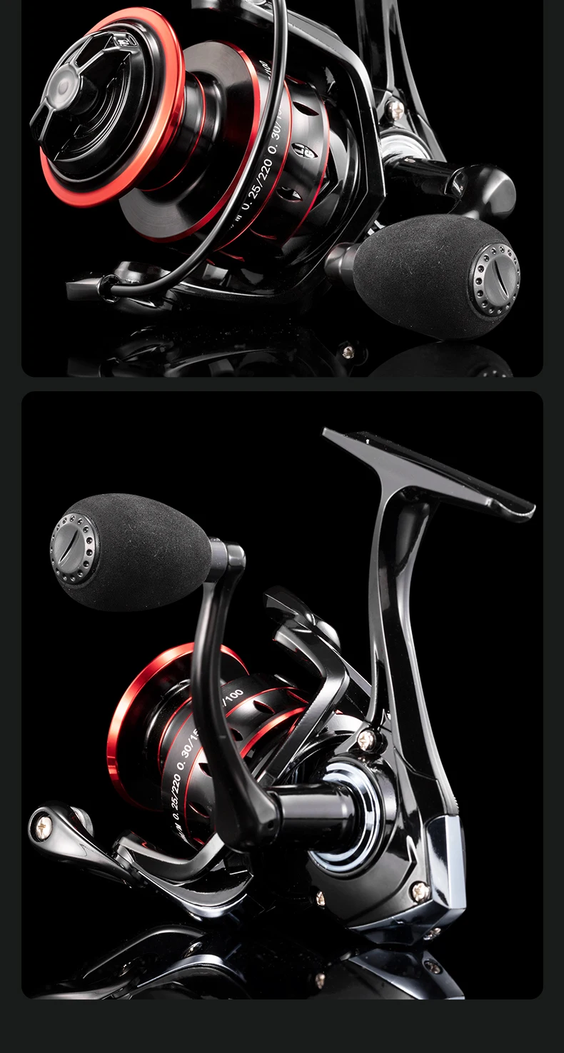 Experimentar precisión y rendimiento con este carrete de pesca de alta calidad