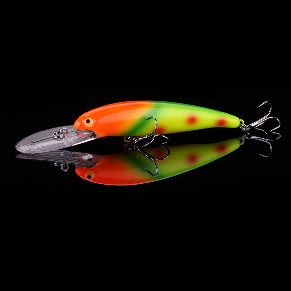 WALK FISH 1 Uds cebo duro 115mm 11,6g calidad Minnow señuelo de pesca manivela Wobble profundidad 3-4m mejores anzuelos para aparejos de pesca - imagen 3